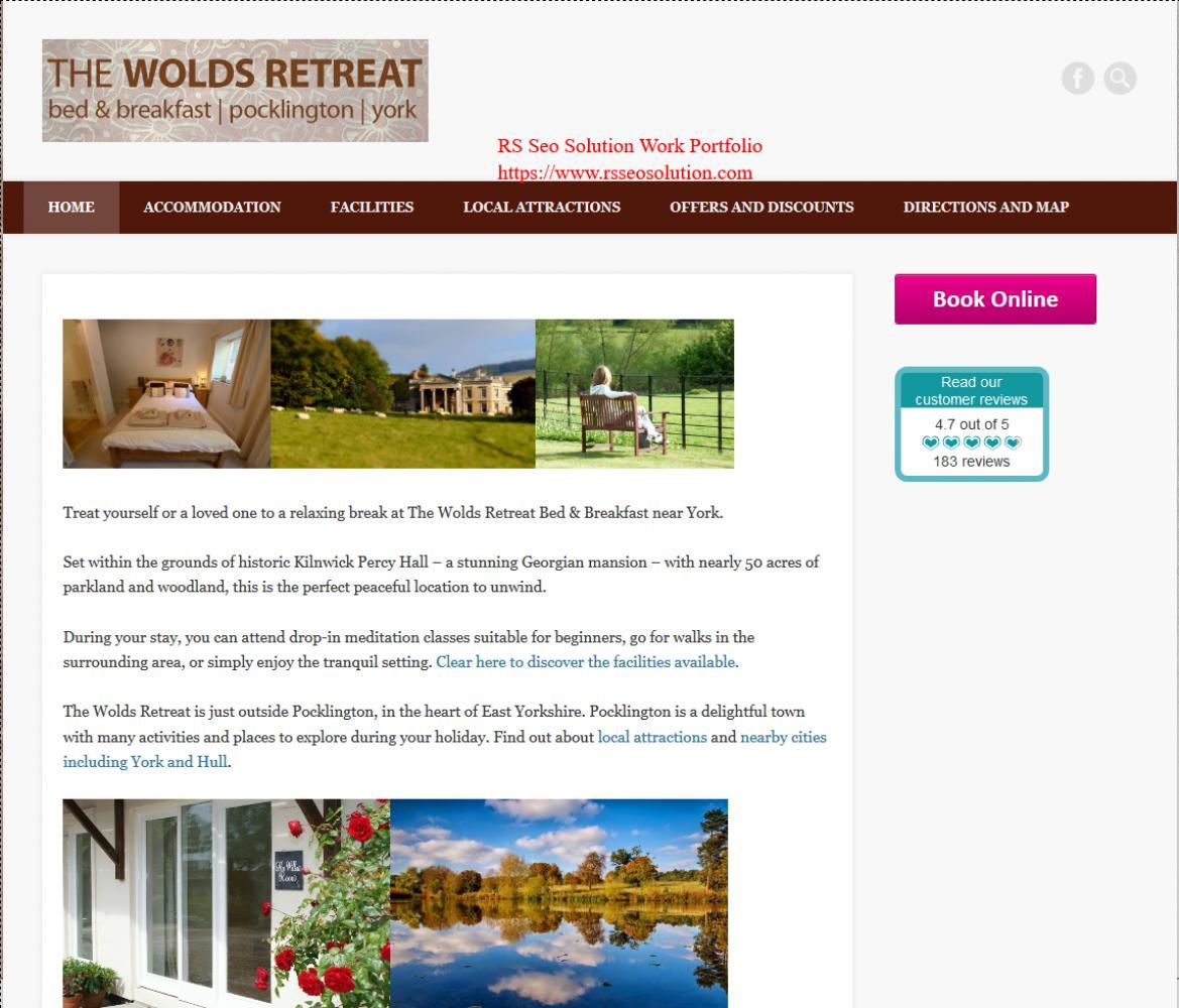 Bed and Breakfast North Yorkshire